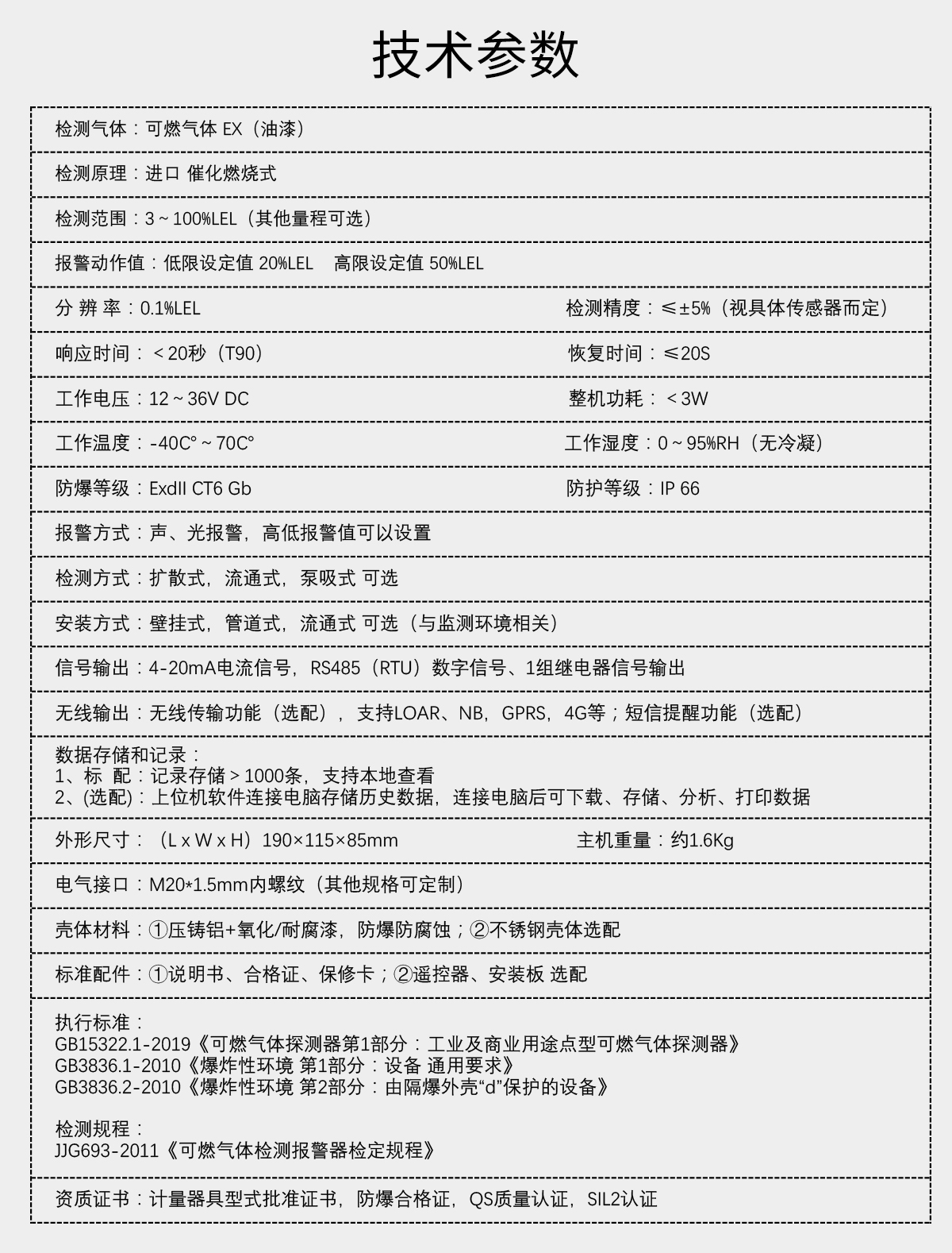 固定分體式可燃?xì)怏w檢測(cè)儀--油漆